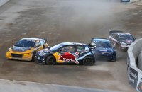 Timmy Hansen in de fout tijdens de finale World RX