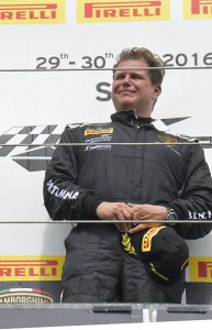 Gerard Van der Horst op het podium