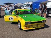 De Ford Capri RS 2600 Weslake voor de 3 Hours of Spa