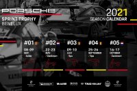 Kalender Porsche Sprint Trophy Benelux 2021