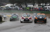 Start finale Super1600: Davy Van Den Branden & Yves Teelen voor de Tsjechische Skoda-tandem