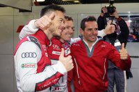 Blije gezichten bij polesitter Audi