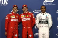 Sebastian Vettel - Charles Leclerc - Lewis Hamilton