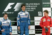 Villeneuve - Hill - Irvine: podium 1996