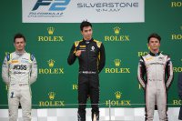 Podium F2 sprintrace Silverstone 2019