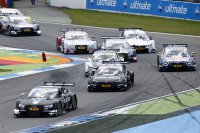 Start van de openingsmanche in Hockenheim