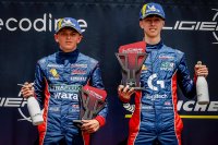 Vic Stevens op het podium