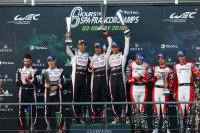 Podium FIA WEC 6H Spa 2018