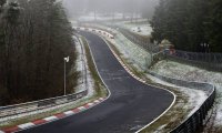 Nordschleife in koude omstandigheden