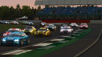 Start 2025 RaceRoom Nederland Silhouettes Silverstone Race 2