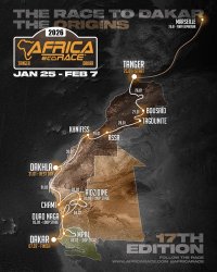 Vanaf zondag van Dakhla richting Dakar