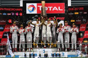 24H Spa: Podia en vreugdetaferelen