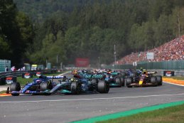 Start 2022 F1 Grote Prijs van België