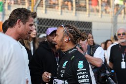 Chris Hemsworth en Lewis Hamilton