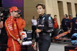 Charles Leclerc en George Russell