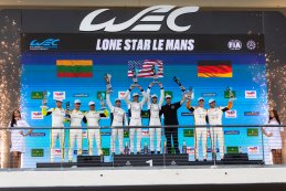 Podium 2024 FIA WEC Lone Star Le Mans LMGT3
