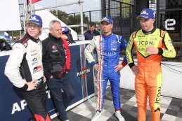 Kalle Rovanperä, Bert Redant, Paul Meijer en Dirk Schouten