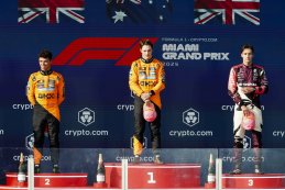 Podium 2025 F1 GP van Miami
