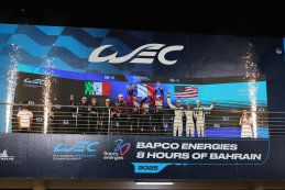 Podium 2025 FIA WEC 8 Hours of Bahrain LMGT3