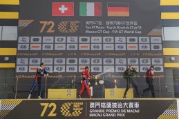 Podium 2025 FIA GT World Cup Macau Main Race