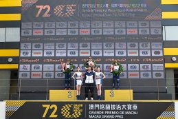 Podium 2025 FIA F4 World Cup Macau Main Race