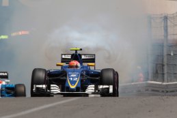 Felipe Nasr - Sauber F1 Team met opgeblazen motor