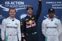 Nico Rosberg - Daniel Ricciardo - Lewis Hamilton - top 3 qualifying GP Monaco 2016