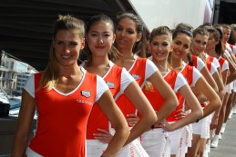 grid girls GP Monaco 2016