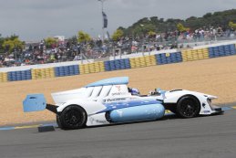 Green energie testwagen op waterstof in Lemans