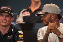 Max Verstappen & Lewis Hamilton