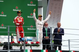 Podiumceremonie F1 GP Italië 2016