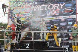 Champagne Podium 2016 Nascar Whelen Euro Series Elite 1