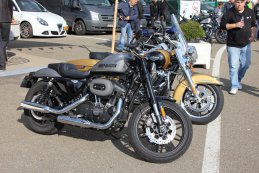 Harley Davidson stand