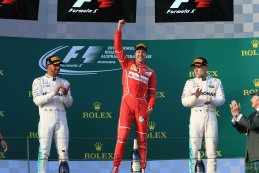 Podium F1 GP Australië 2017