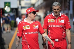 Kimi Räikkönen & Maurizio Arrivabene