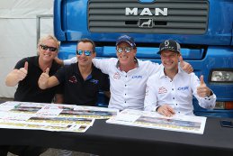 Yves Noël, Chris Mattheus, Guy Verheyen en Freddy Loix