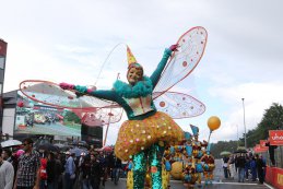 Acrobaat tijdens 2017 24 Hours of Zolder