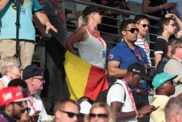 Belgische fans in Abu Dhabi