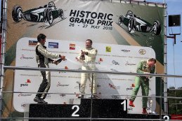 Podium 2018 FIA Lurani Trophy for Formula Junior cars Race 1