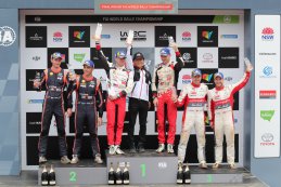 Eindpodium WRC Rally Australië