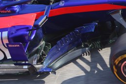 Barge boards & Flow Viz Alexander Albon - Scuderia Toro Rosso