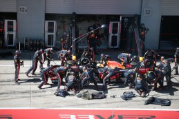Pitstop van Max Verstappen