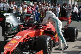 Charles Leclerc - Ferrari - Lewis Hamilton
