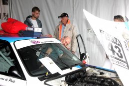 Eric van de Poele bij de BMW M3 DTM