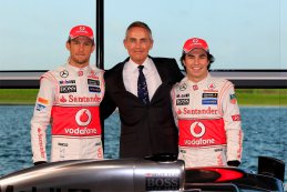 Jenson Button - Martin Whitmarsh - Sergio Perez