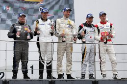 Podium Renault Clio Cup Benelux