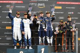 Podium Gold-klasse GTWCE Zandvoort Race 2