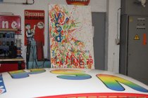 Een impressie van de pop-up expo "Art & Cars" bij 911Motorsport
