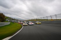 Tweede manche van de Porsche Carrera Cup Benelux aan het Noordzeestrand in Zandvoort