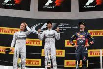 Spanje: Vier op een rij voor Hamilton en Mercedes AMG